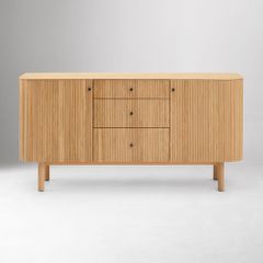 Tủ Console Phối Sọc Ellington