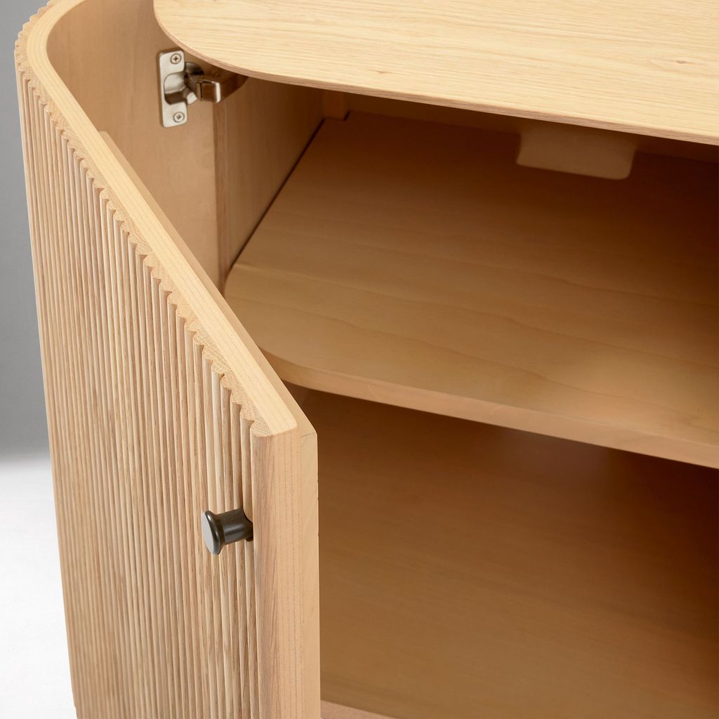 Tủ Console Phối Sọc Ellington