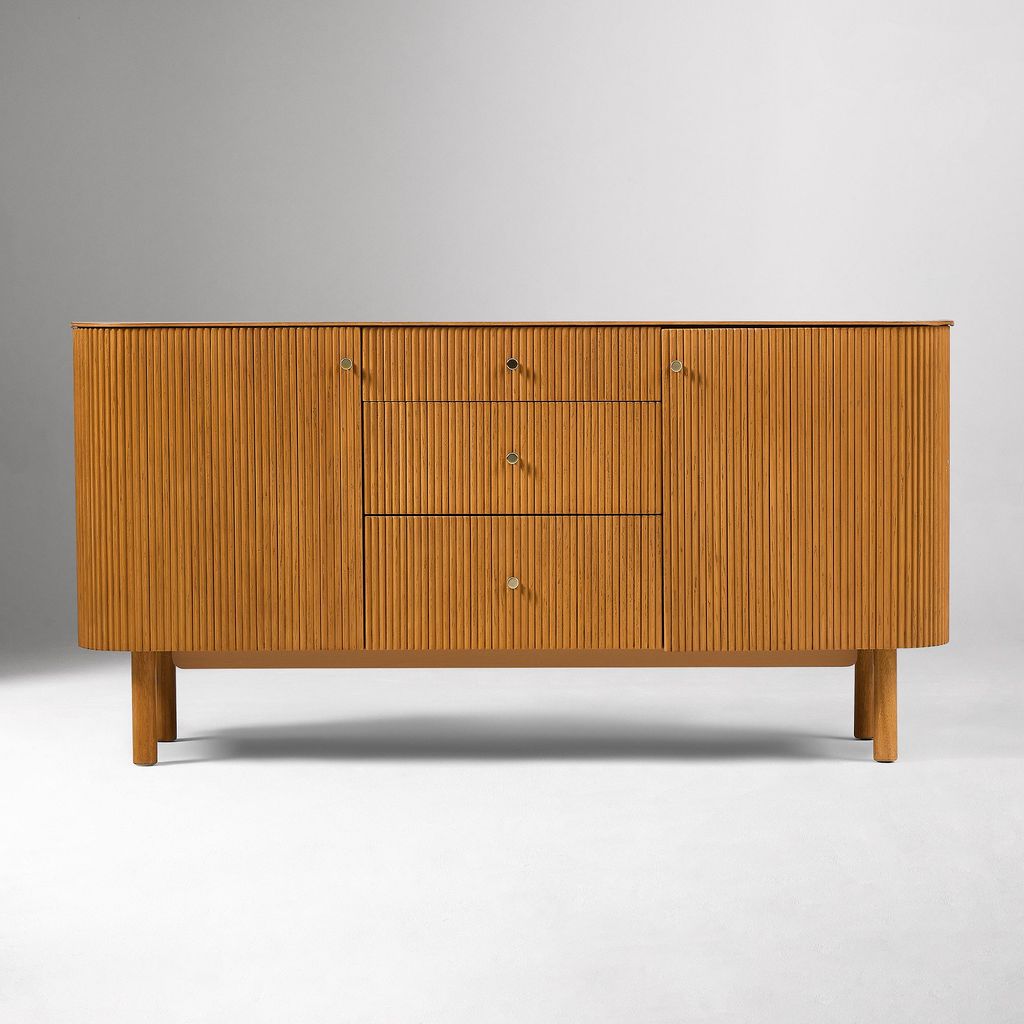 Tủ Console Phối Sọc Ellington