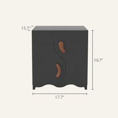Tủ Đầu Giường Gợn Sóng Curvy Chic