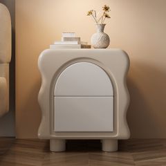 Tủ Đầu Giường Side Table Gỗ Sơn PU Phong Cách Neutral Color