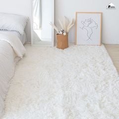 Thảm Lông Rối Dày Mịn Minimalism Trang Trí Phòng Khách Phòng Ngủ