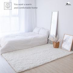 Thảm Lông Rối Dày Mịn Minimalism Trang Trí Phòng Khách Phòng Ngủ