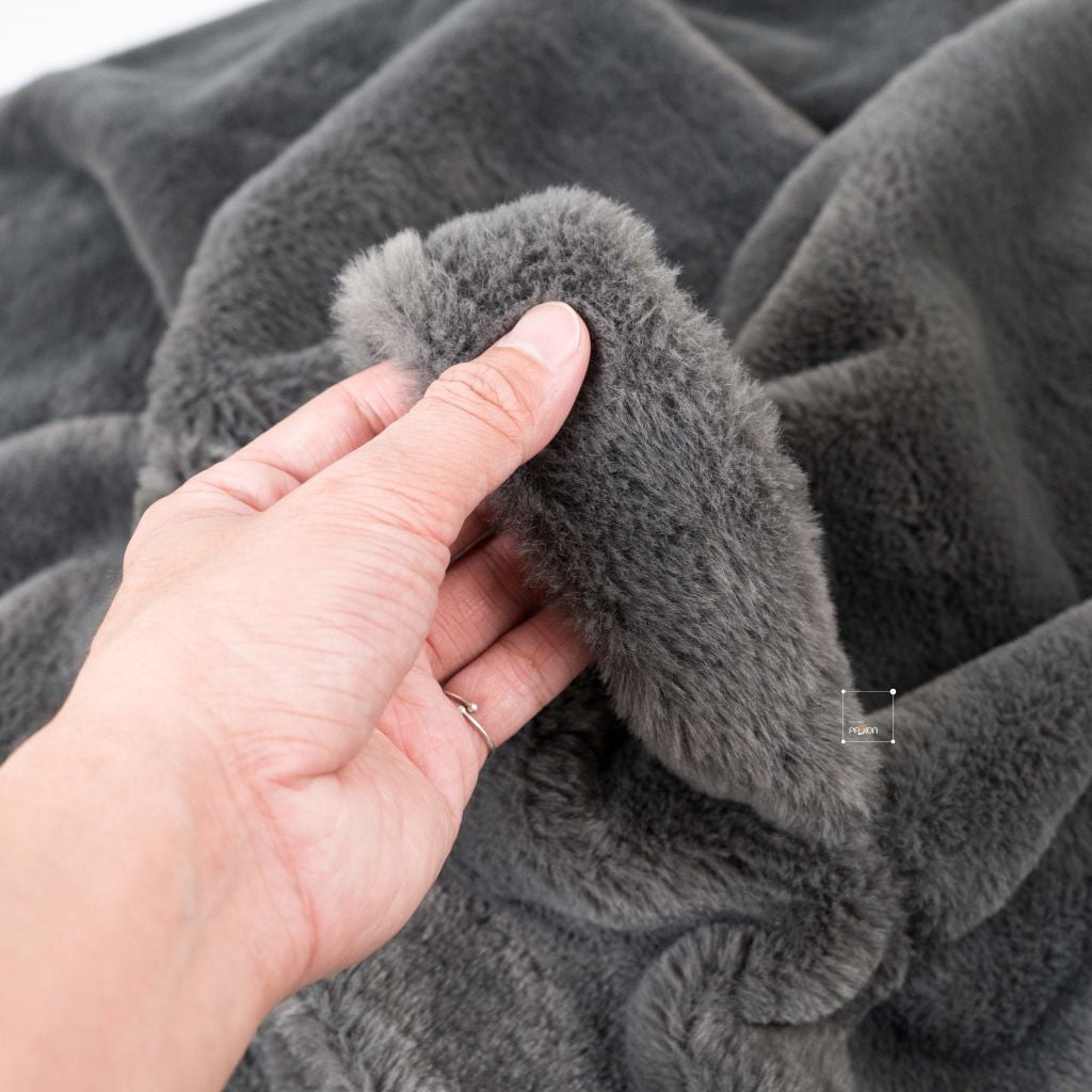 Ghế Lười Nhung Tuyết Hình Tròn Size XL 100x120cm