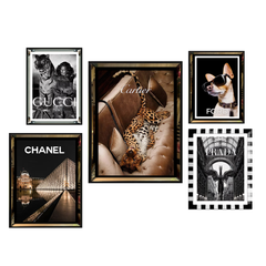 Set Tranh Gương Cao Cấp Phong Cách Luxury