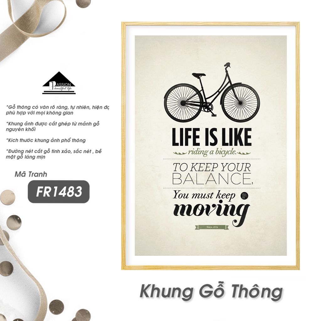 Tranh Chữ Passion FR1483