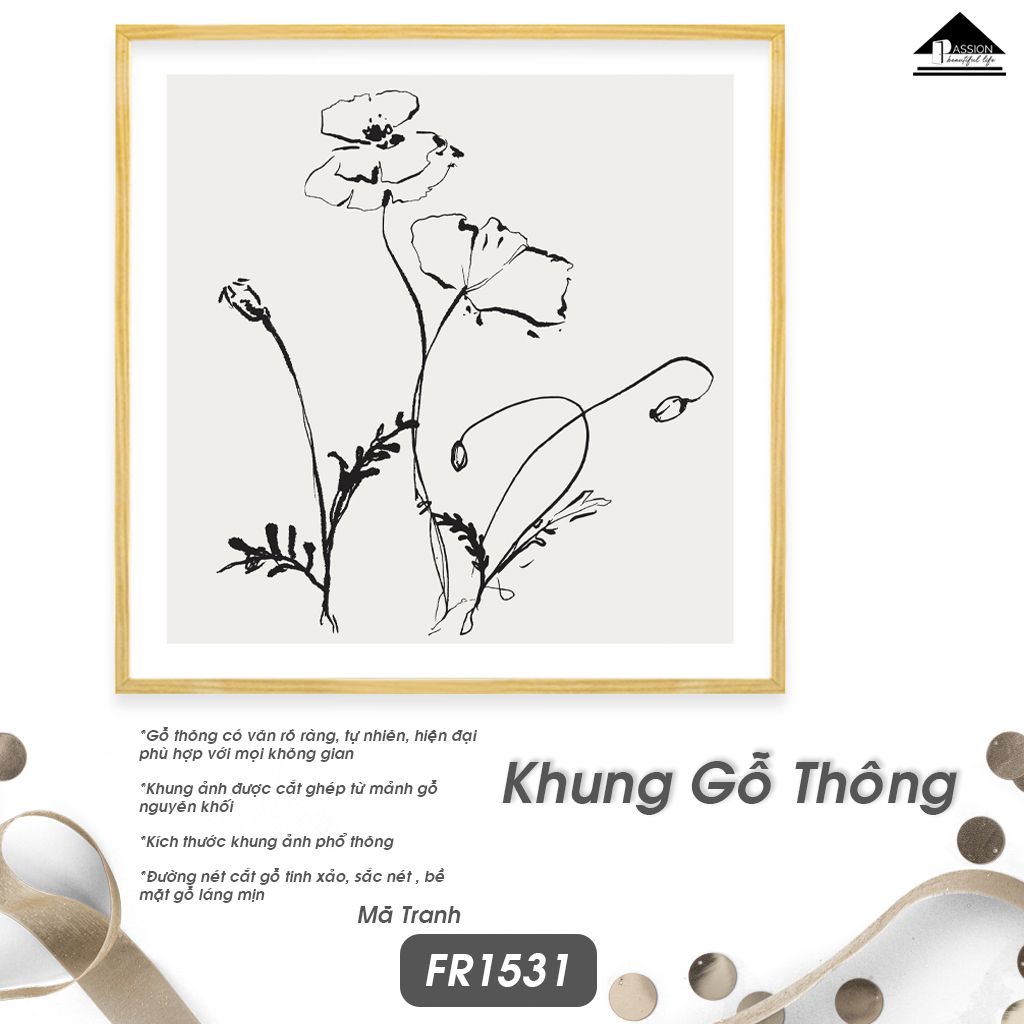 Tranh Thực Vật Passion FR1531