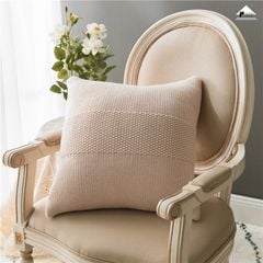 Vỏ Gối Tựa Lưng Trang Trí Đan Len Ins Bắc Âu