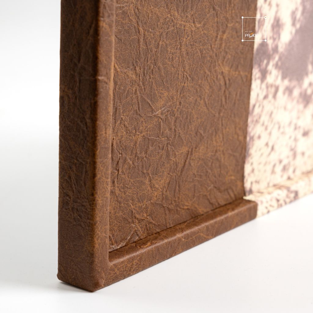 Khay Da In Phối Lông Ngựa Trang Trí Cao Cấp