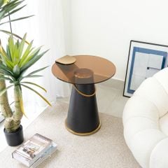 Bàn Trà Side Table Bàn Nhỏ Góc Phòng Hiện Đại Phong Cách Ý Kiểu V