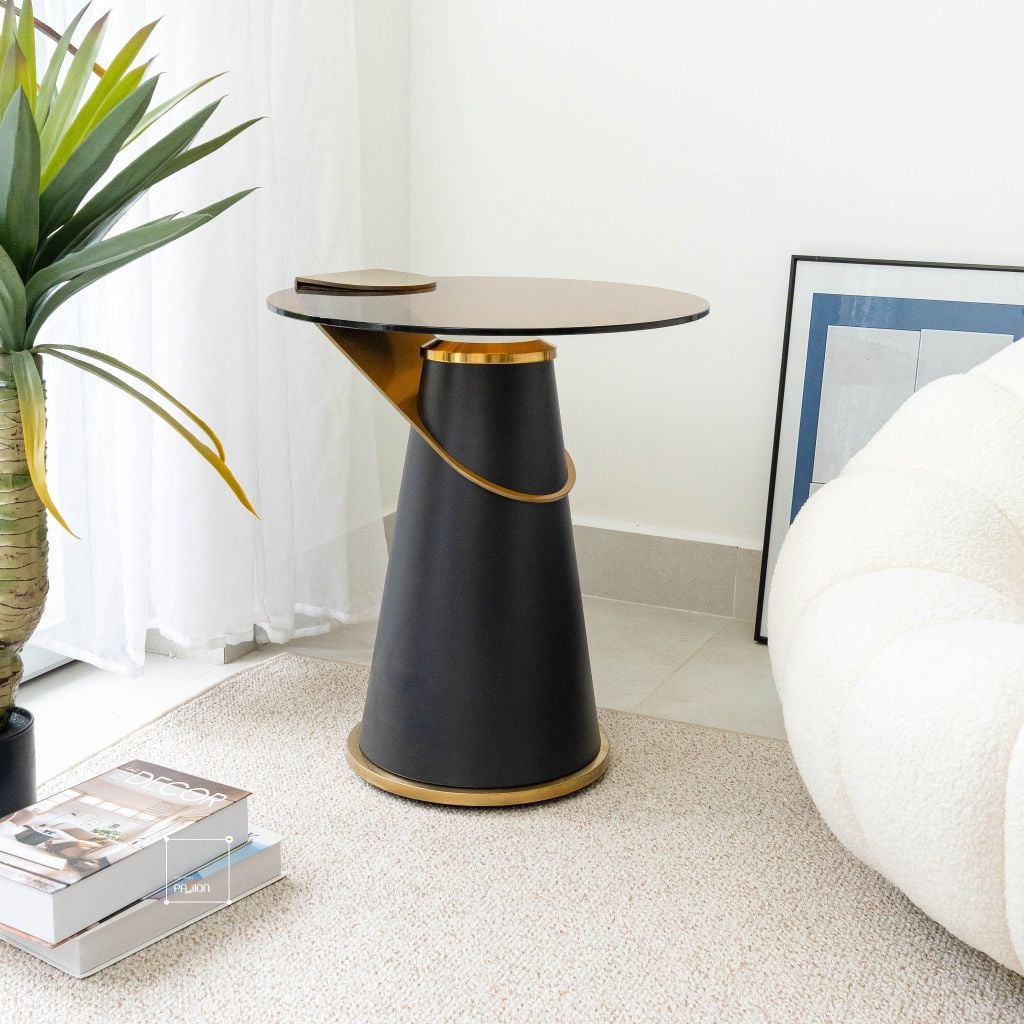 Bàn Trà Side Table Bàn Nhỏ Góc Phòng Hiện Đại Phong Cách Ý Kiểu V