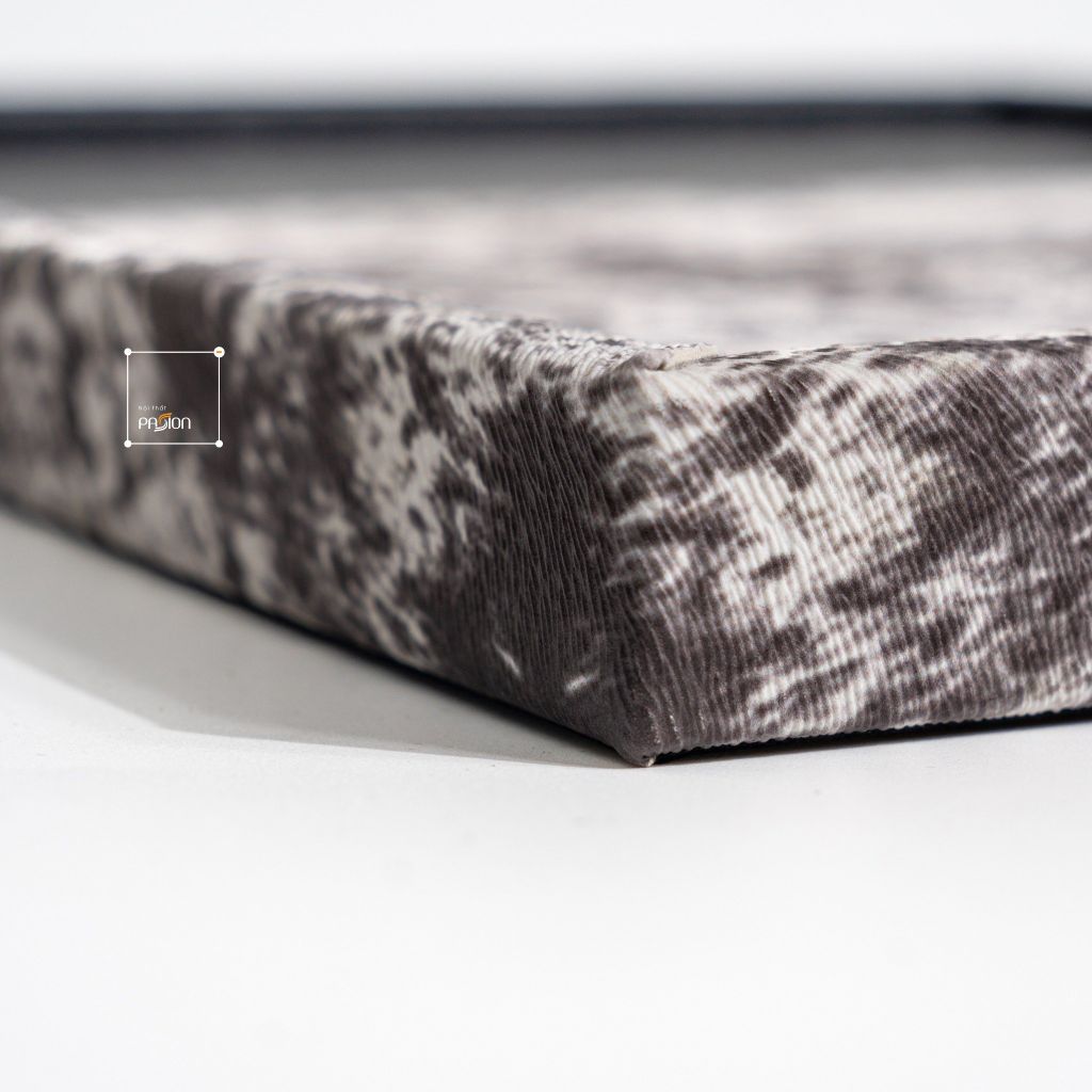 Khay Da In Phối Lông Ngựa Trang Trí Cao Cấp