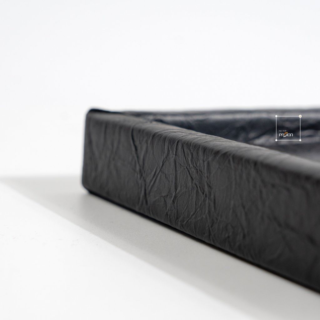 Khay Da In Phối Lông Ngựa Trang Trí Cao Cấp