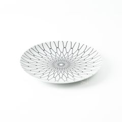 Dĩa Ăn Tròn Họa Tiết Lưới Bắc Âu