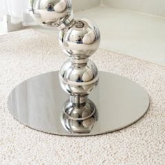 Bàn Trà Side Table Bàn Nhỏ Góc Phòng Inox Cao Cấp Dáng Cong