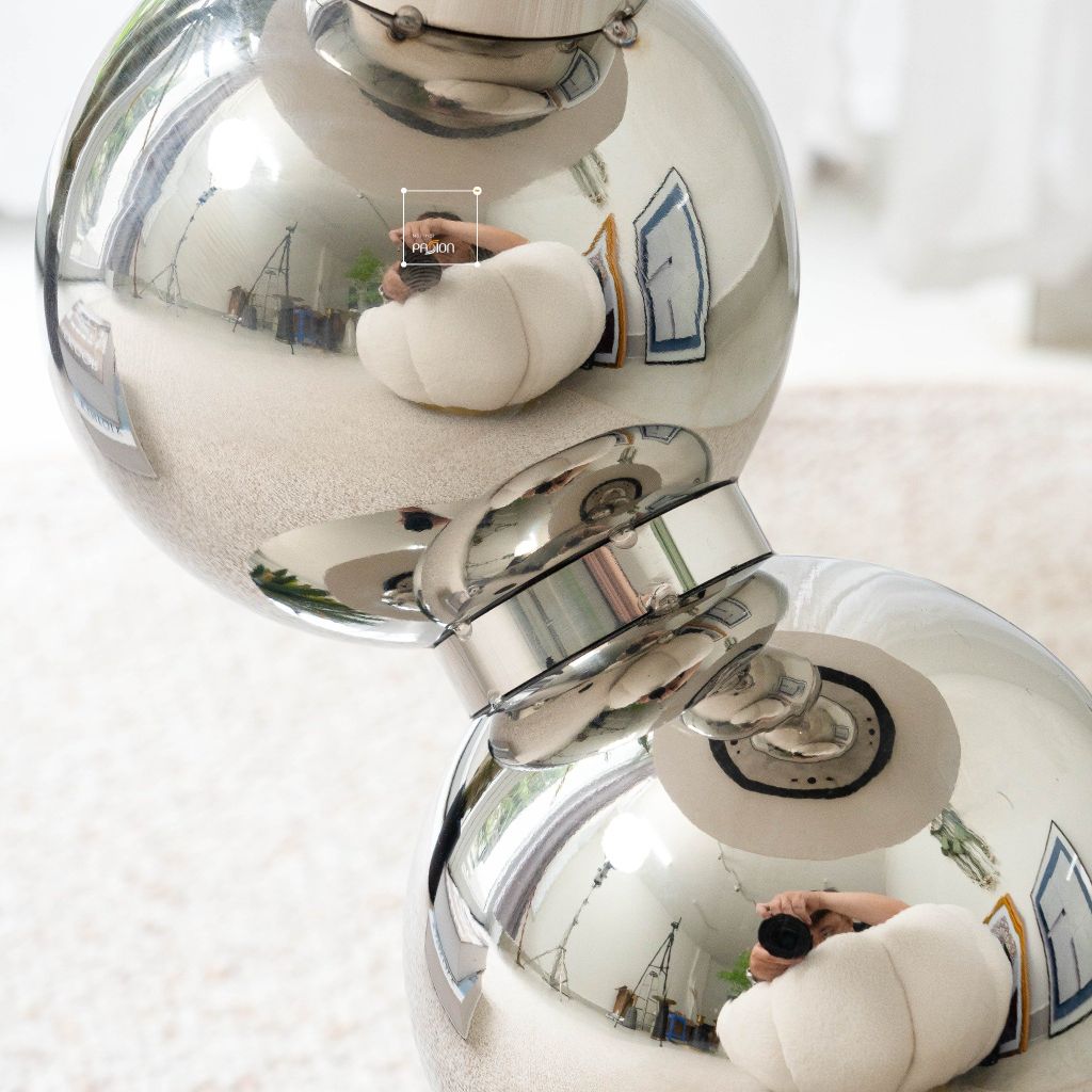 Bàn Trà Side Table Bàn Nhỏ Góc Phòng Inox Cao Cấp Dáng Cong