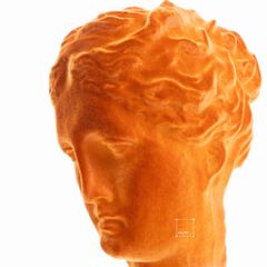 Tượng Trang Trí Nhựa Phủ Nhung Nữ Thần Venus