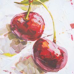 Tranh Treo Tường Painting Art Cherry