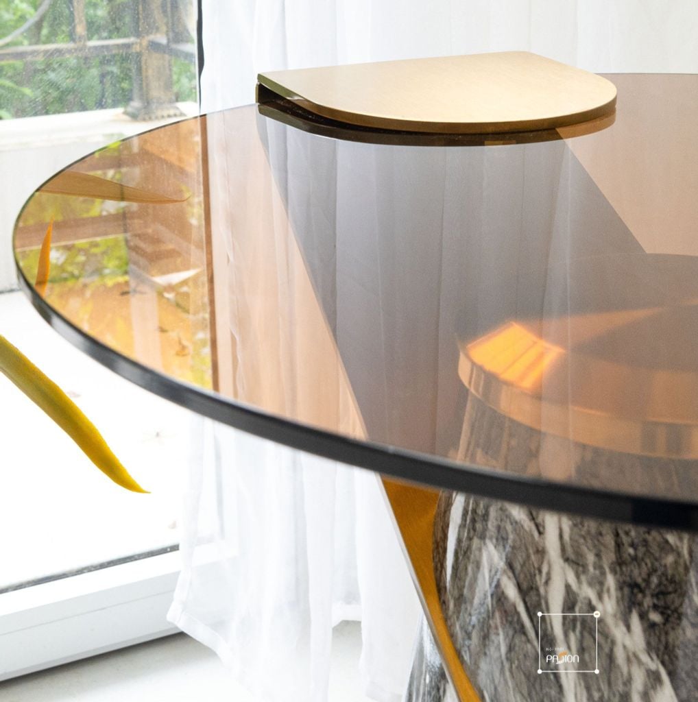 Bàn Trà Side Table Bàn Nhỏ Góc Phòng Hiện Đại Kiểu Ý Dáng Chữ V