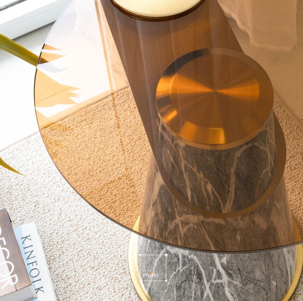 Bàn Trà Side Table Bàn Nhỏ Góc Phòng Hiện Đại Kiểu Ý Dáng Chữ V