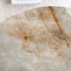 Bàn Trà Side Table Bàn Nhỏ Góc Phòng Hiện Đại Phong Cách Ý Kiểu Trụ Đá