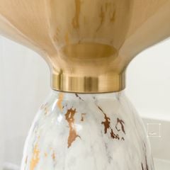 Bàn Trà Side Table Bàn Nhỏ Góc Phòng Hiện Đại Kiểu Ý Trụ Đá