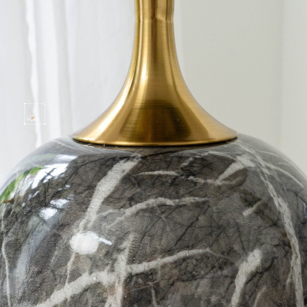 Bàn Trà Side Table Bàn Nhỏ Góc Phòng Hiện Đại Phong Cách Ý Kiểu Trụ Đá