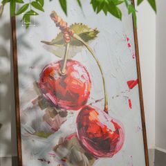 Tranh Treo Tường Painting Art Cherry