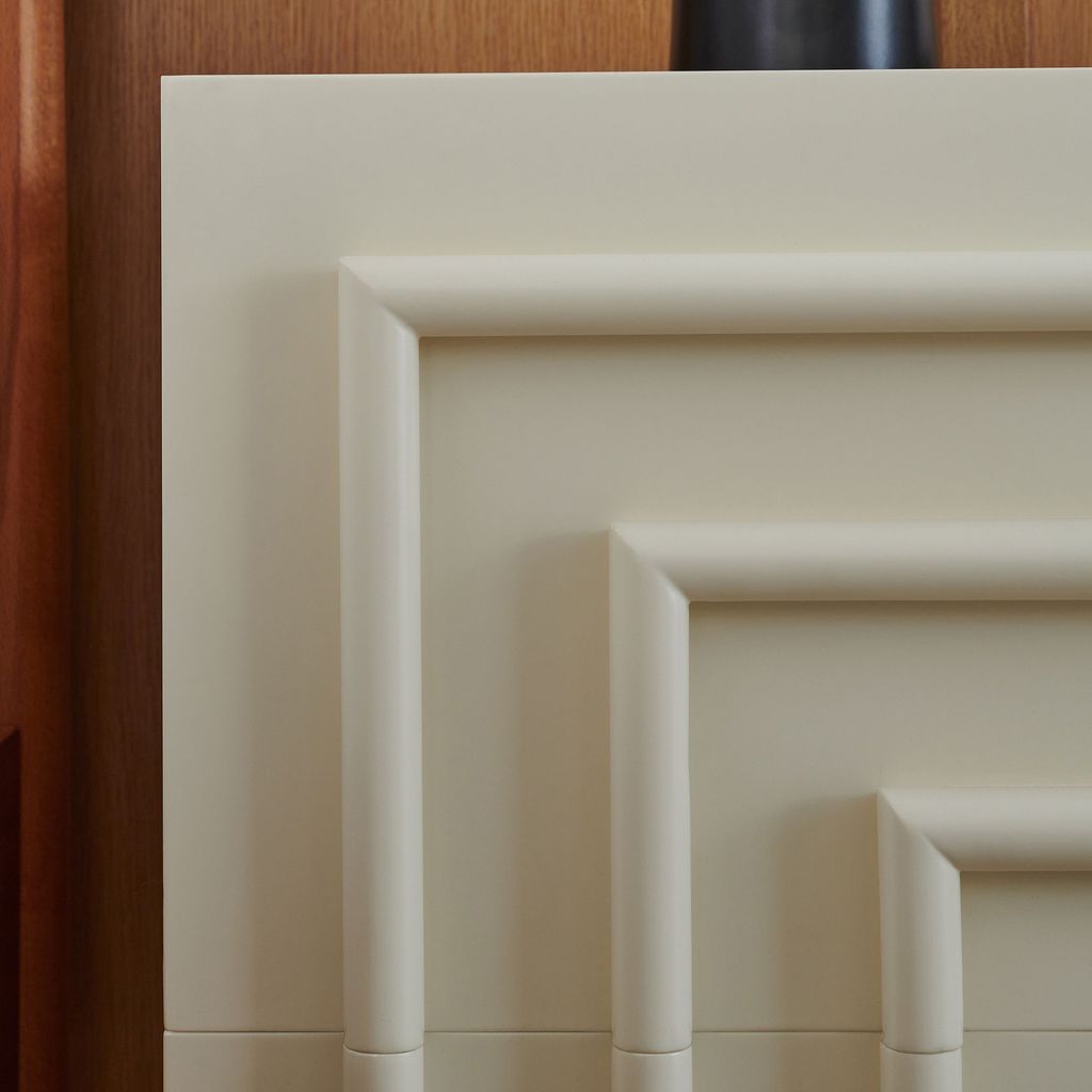 Tủ Đầu Giường Thiết Kế Sóng Vuông Bắc Âu