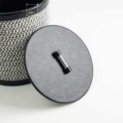 Hộp Trang Trí Sang Trọng Phối Da Kiểu Ý