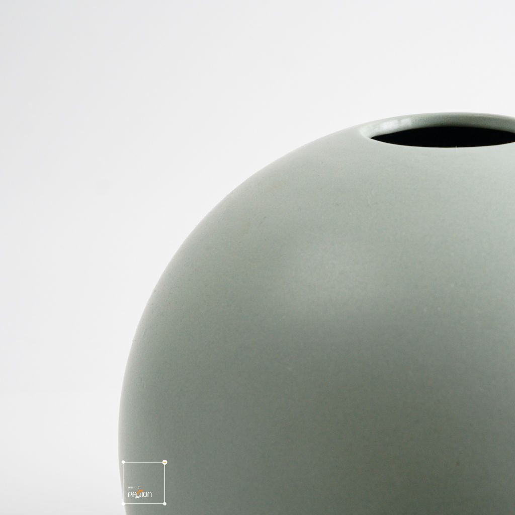 Bình Hoa Gốm Morandi Hình Cầu