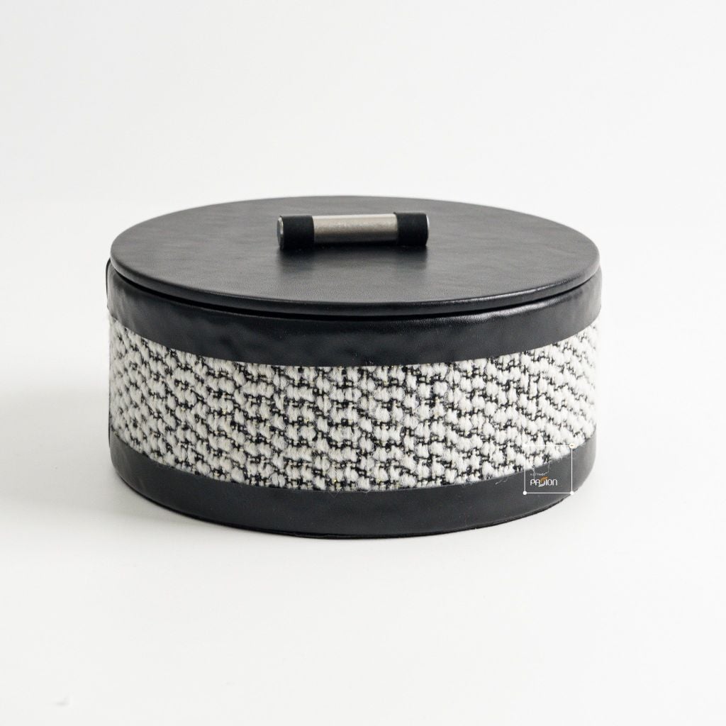 Hộp Trang Trí Sang Trọng Phối Da Kiểu Ý