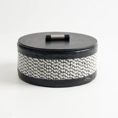 Hộp Trang Trí Sang Trọng Phối Da Kiểu Ý