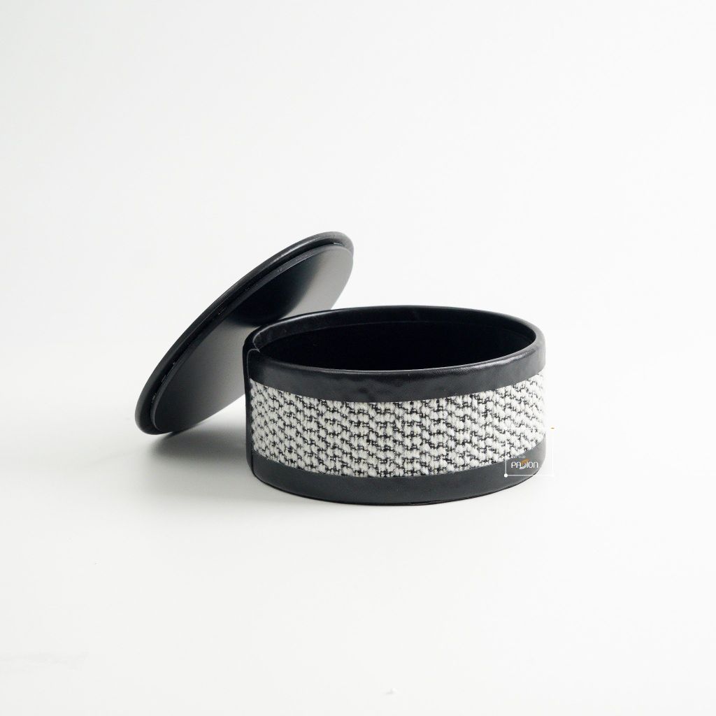 Hộp Trang Trí Sang Trọng Phối Da Kiểu Ý