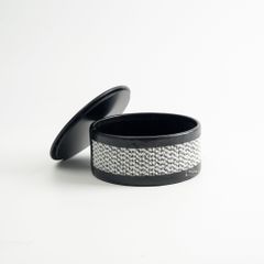 Hộp Trang Trí Sang Trọng Phối Da Kiểu Ý