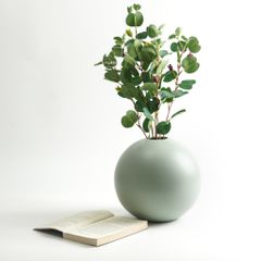 Bình Hoa Gốm Morandi Hình Cầu