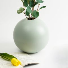 Bình Hoa Gốm Morandi Hình Cầu