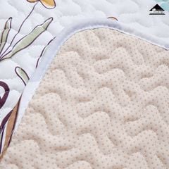 Thảm Cotton Trải Sàn Nhật Bản Trang Trí Hình Học Trang Nhã
