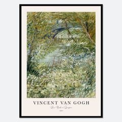 Tranh Treo Tường Vincent Van Gogh - River Bank in Springtime