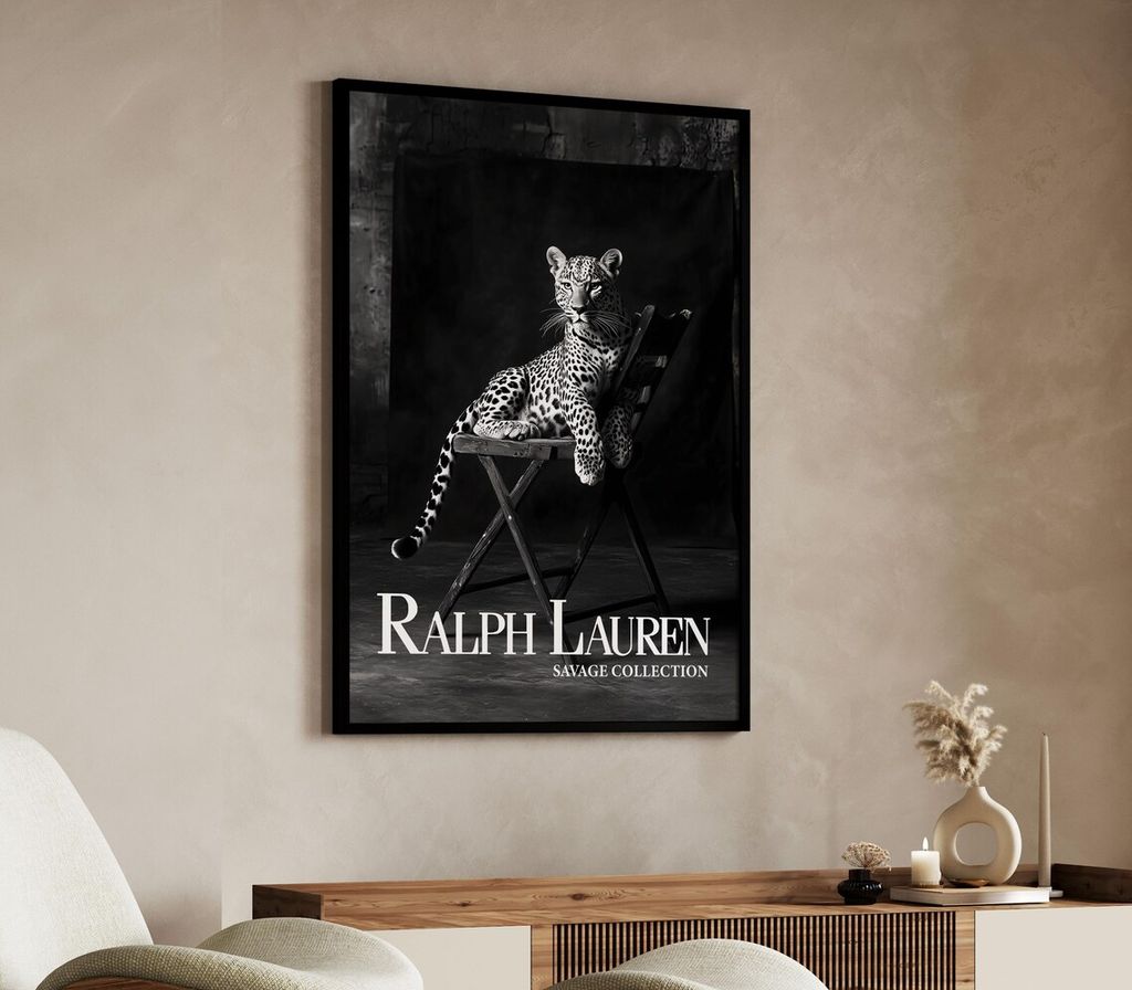 Tranh Treo Tường Cao Cấp Leopard Sitting