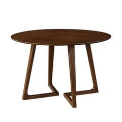 Bàn Gỗ Tròn Chân V