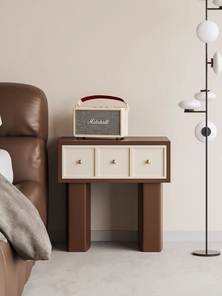 Tủ Đầu Giường Leandro Phong Cách Retro