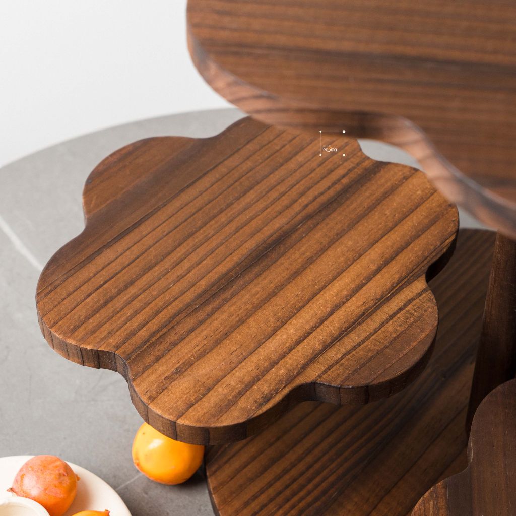 Kệ Gỗ Nhiều Tầng Trang Trí Bánh Ngọt Cupcake Bàn Tiệc