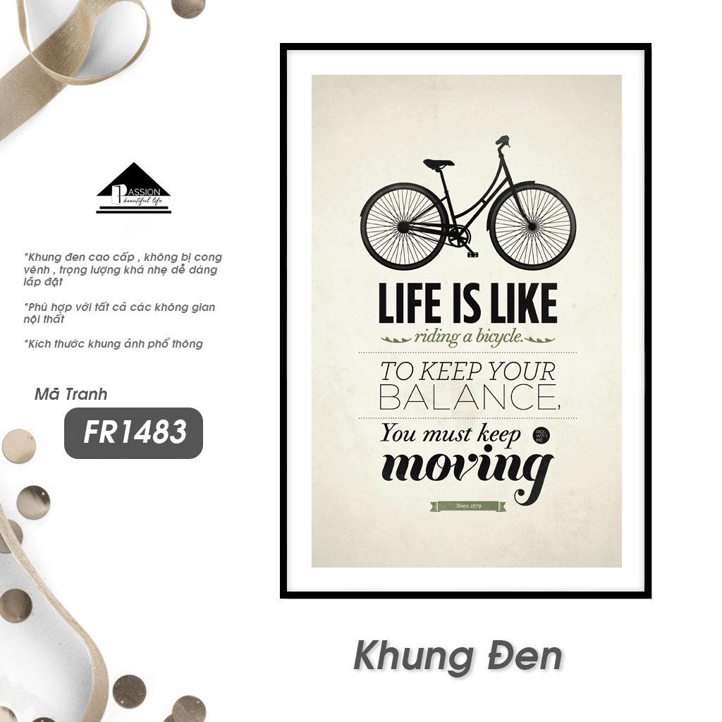 Tranh Chữ Passion FR1483