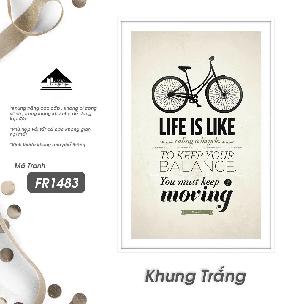 Tranh Chữ Passion FR1483