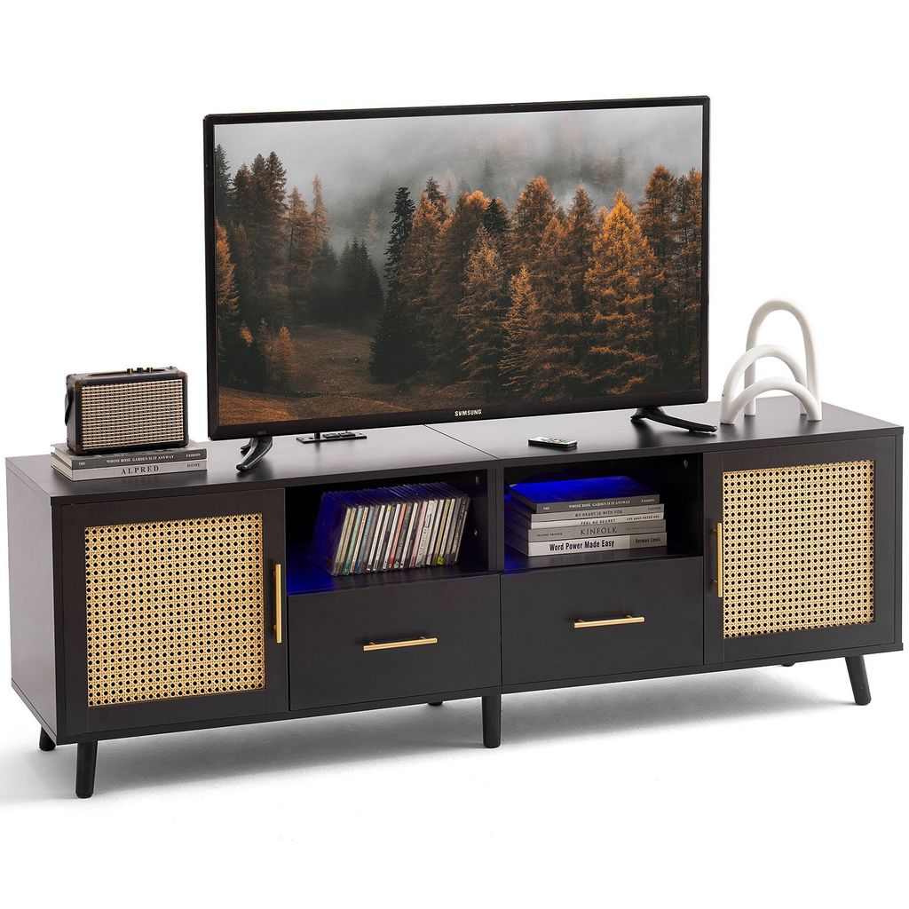 Tủ TV Phong Cách Indochine Hiện Đại