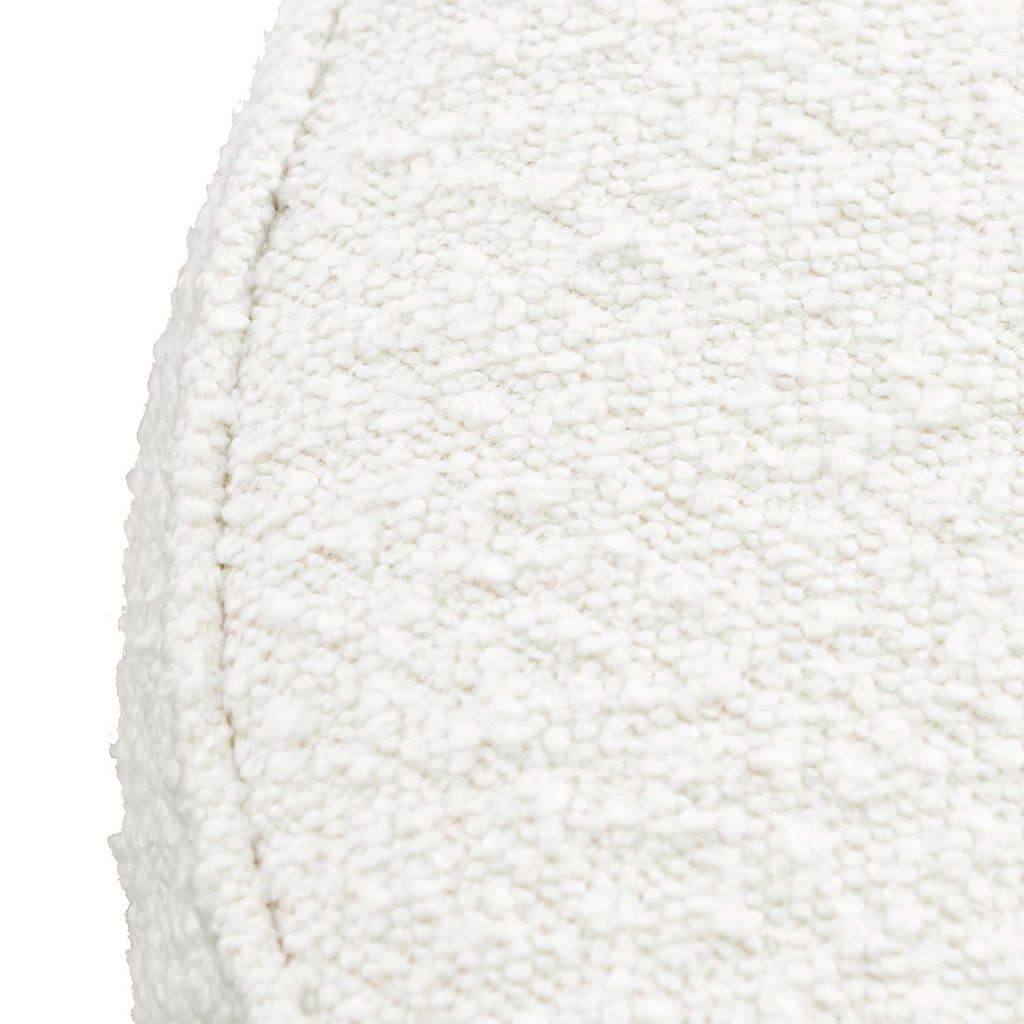 Đôn Ngồi Chân Sắt Lót Đệm Boucle