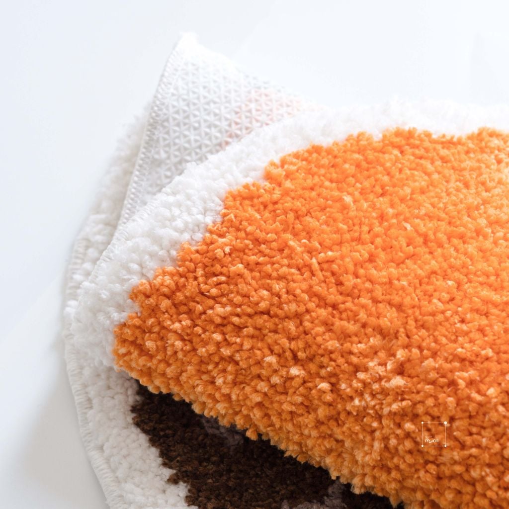 Thảm Lau Chân Dệt Lông Siêu Thấm Decor Các Vị Trí Trong Nhà Quả Thông