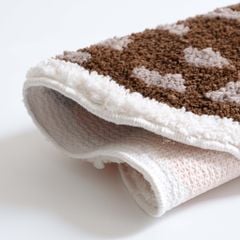 Thảm Lau Chân Dệt Lông Siêu Thấm Decor Các Vị Trí Trong Nhà Quả Thông