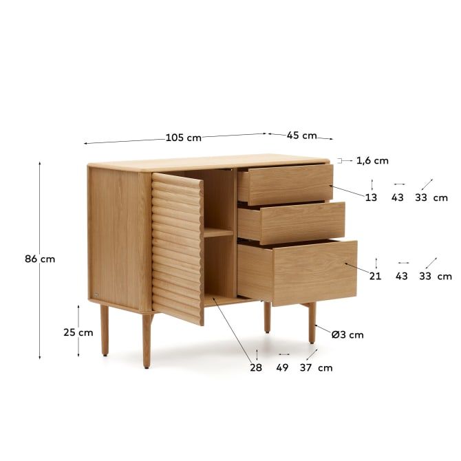 Tủ Sideboard Mid Century